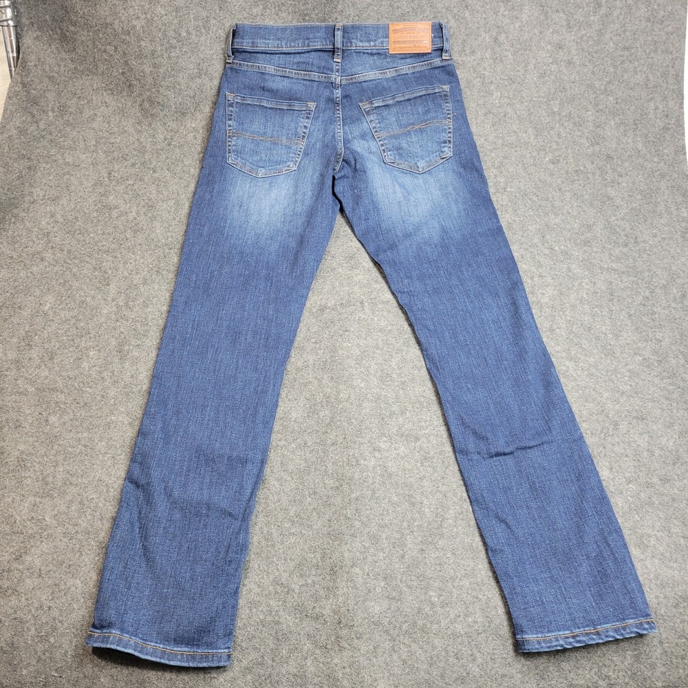 Lucky Brand Jeans Mens 30x32 Blue Denim Stretch 410 Athletic Straight Leg Dad - Picture 4 of 15